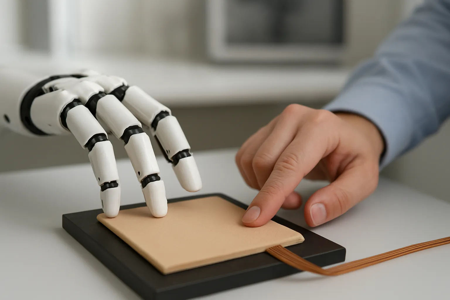 A New Artificial Skin Lets Robots Sense 